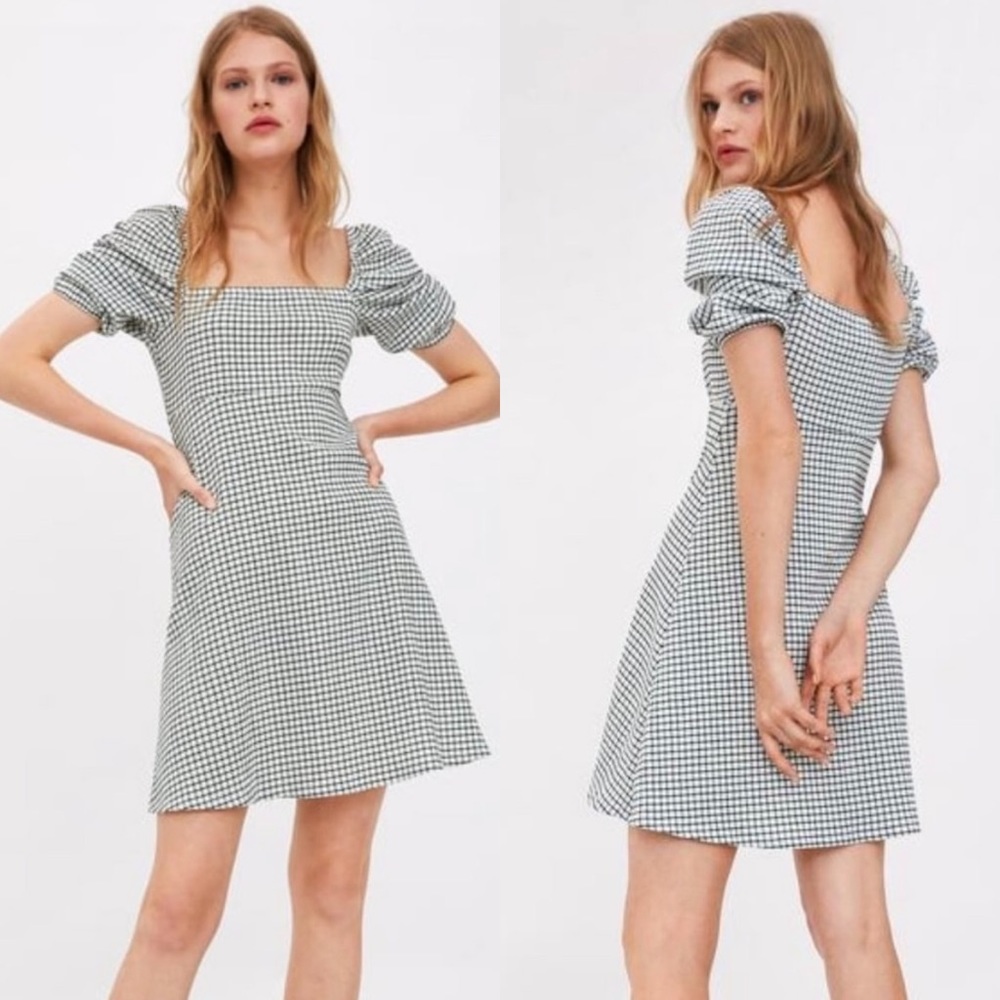 ZARA PLAID DRESS